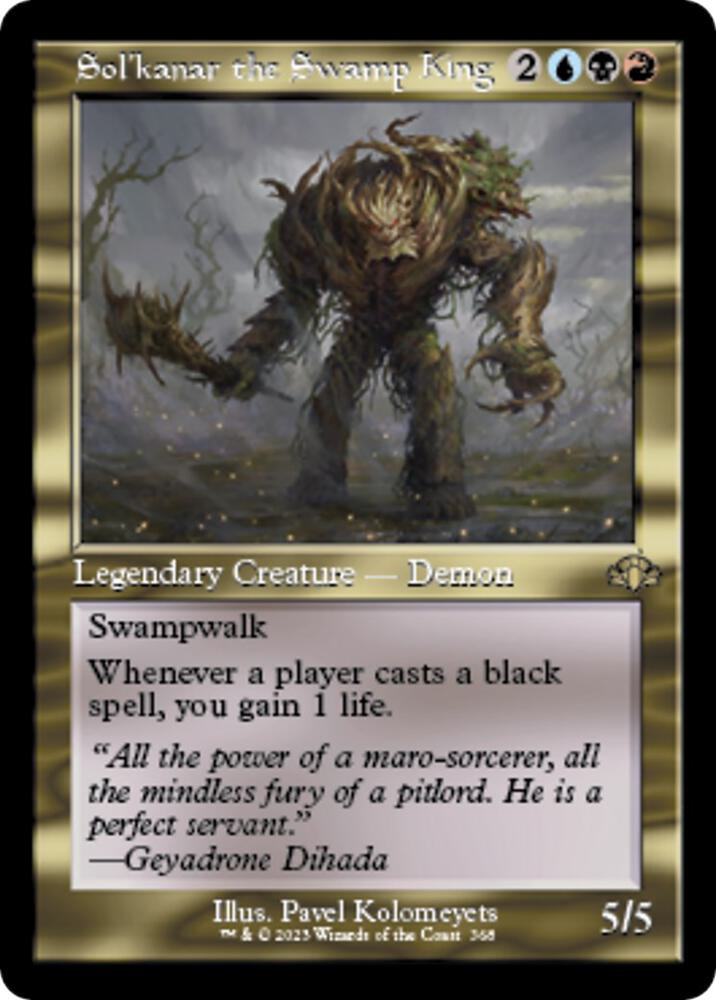 Sol'kanar the Swamp King 368/261' (Dominaria Remastered)  - Retro | Good Games Morley