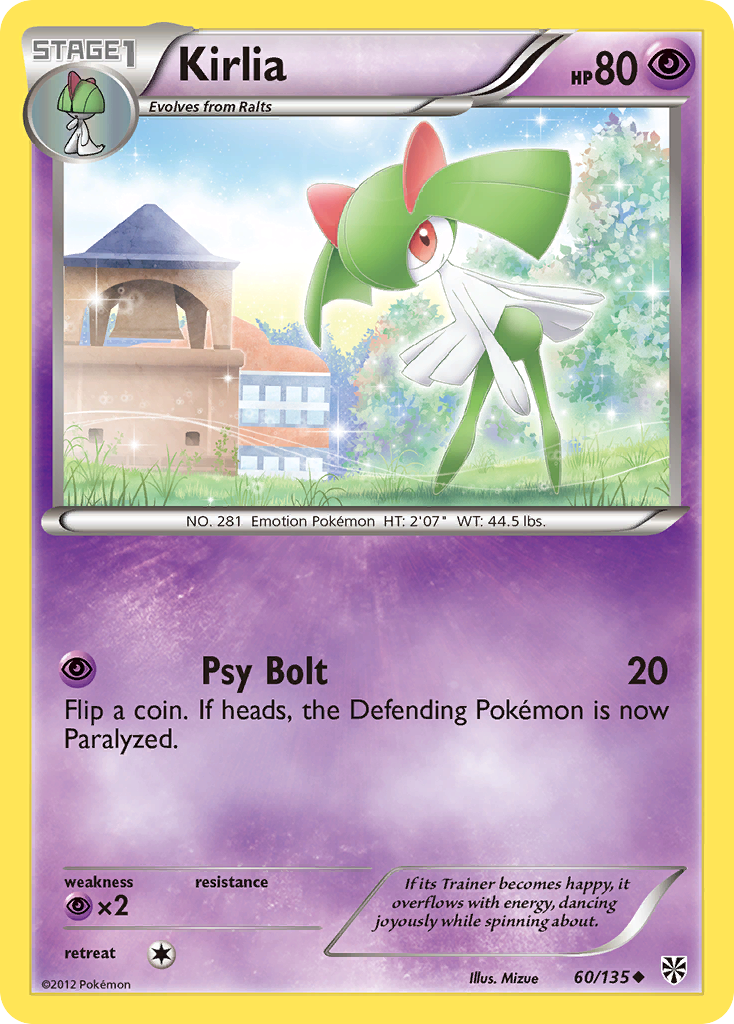 Kirlia (60/135) [Black & White: Plasma Storm] | Good Games Morley
