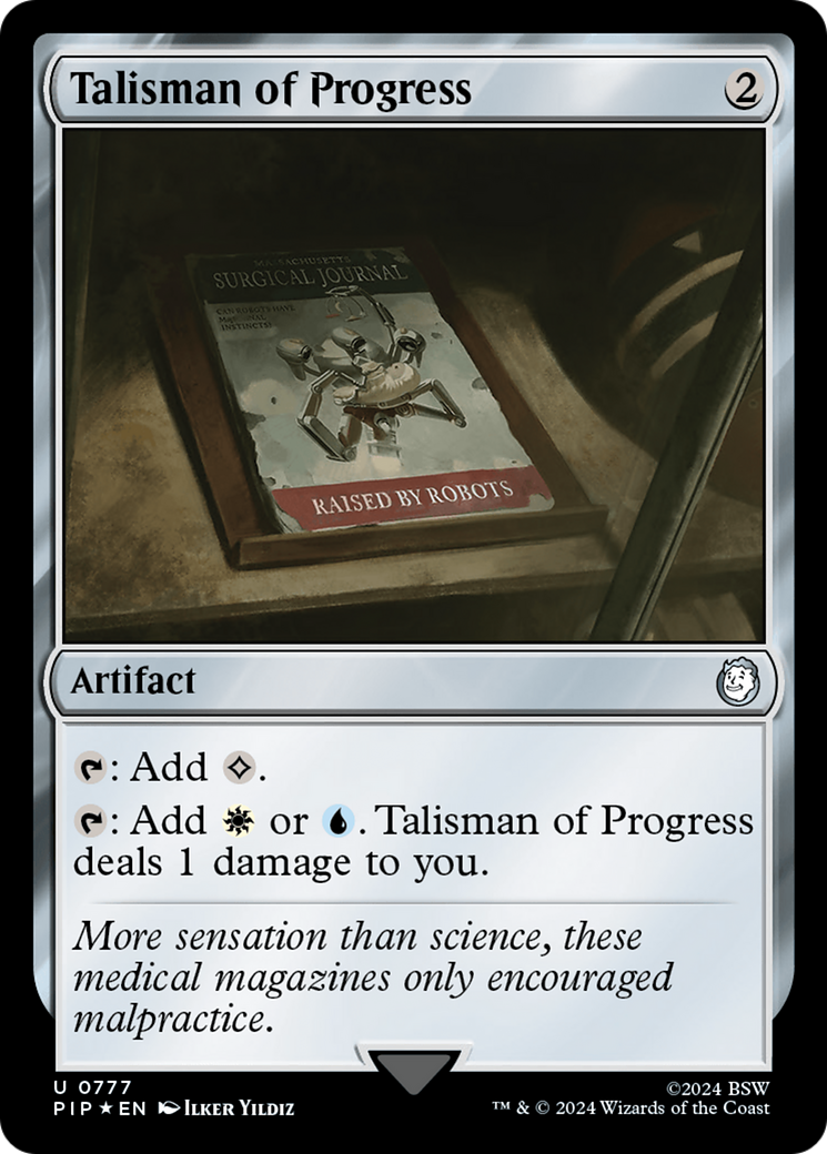 Talisman of Progress (Surge Foil) [Fallout] | Good Games Morley