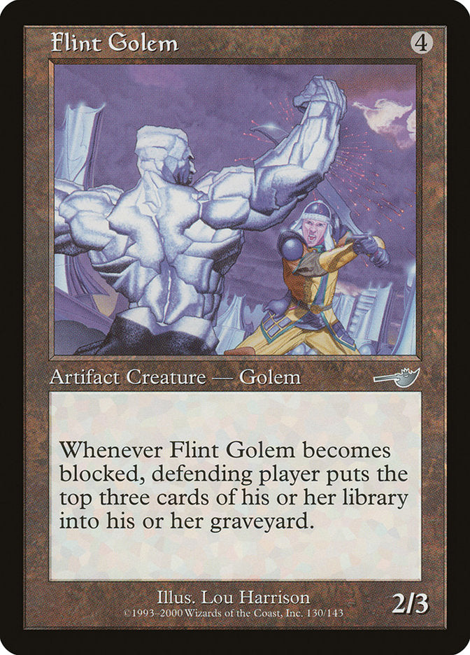 Flint Golem 130/143 (Nemesis)  - Foil | Good Games Morley