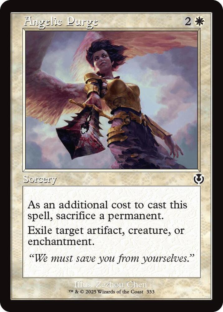 Angelic Purge 333/287 (Innistrad Remastered)  - Retro Foil | Good Games Morley
