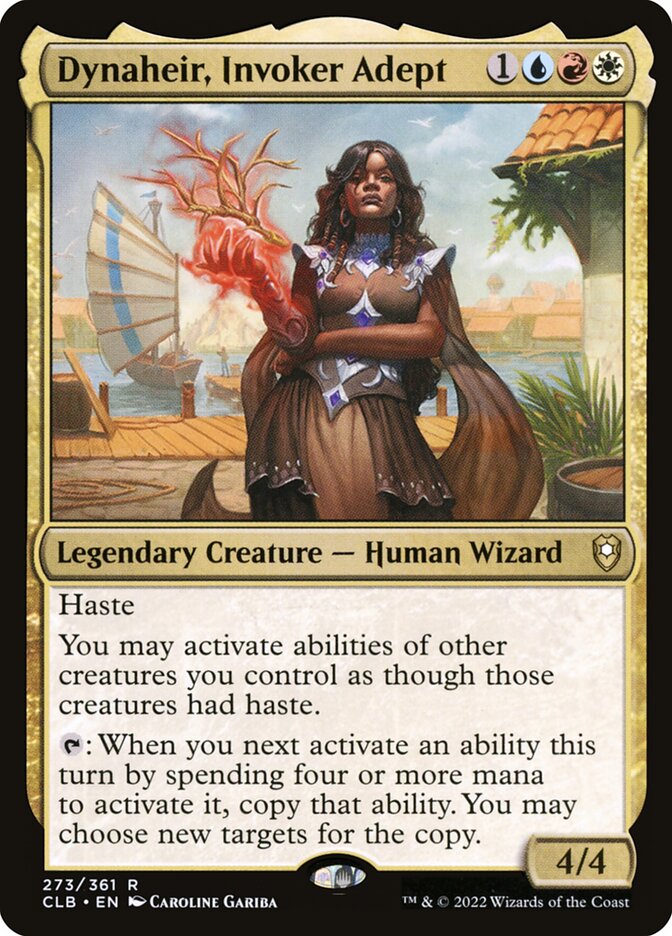 Dynaheir, Invoker Adept 273 (Commander Legends: Battle for Baldur's Gate)  - Foil | Good Games Morley