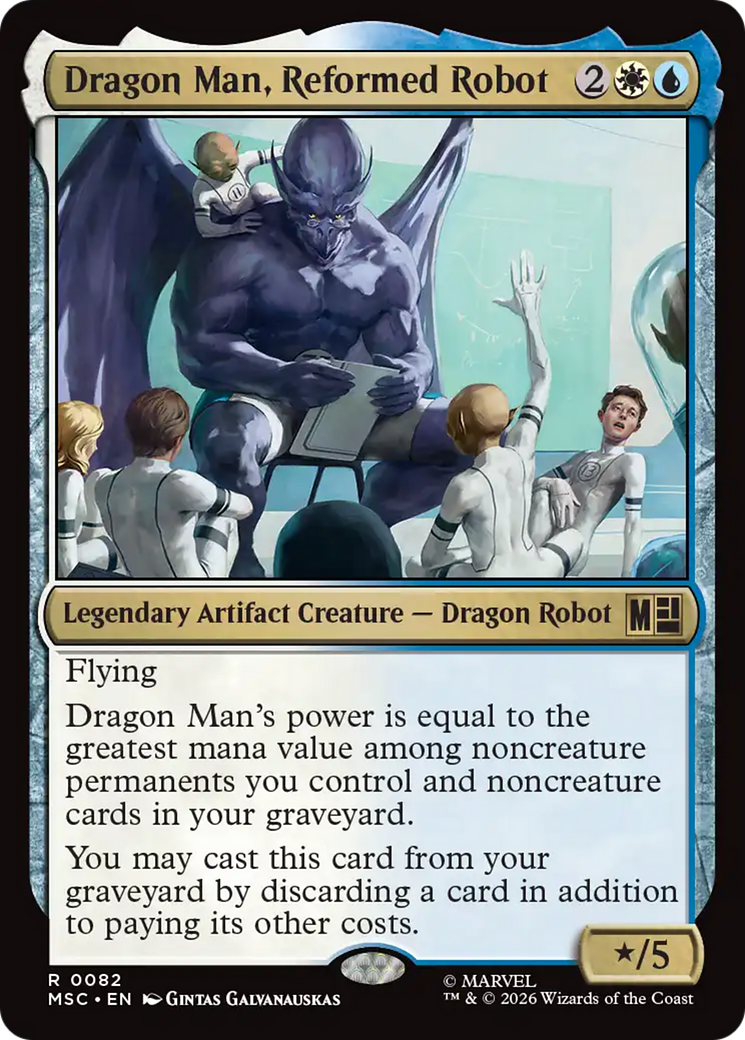 Dragon Man, Reformed Robot (Surge Foil) [Marvel Super Heroes Commander] | Good Games Morley