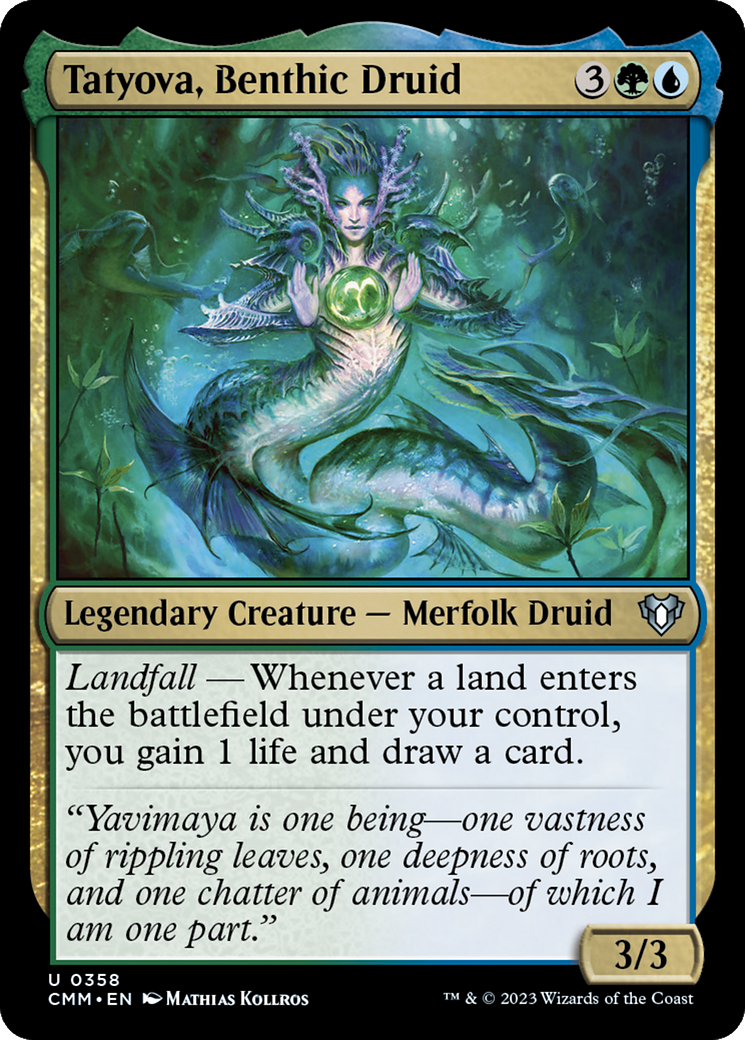 Tatyova, Benthic Druid [Commander Masters] | Good Games Morley