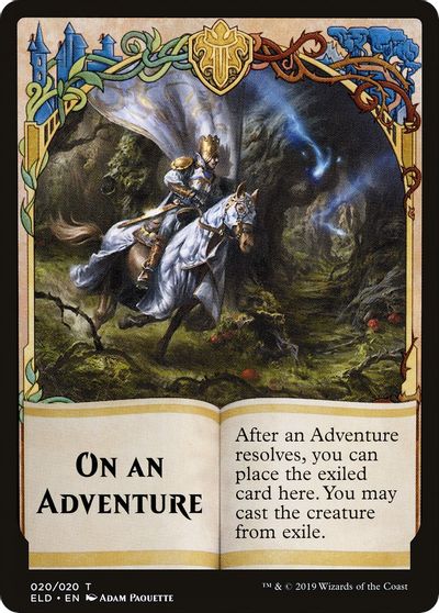 On An Adventure // Spirit Double-Sided Token [Challenger Decks 2020 Tokens] | Good Games Morley