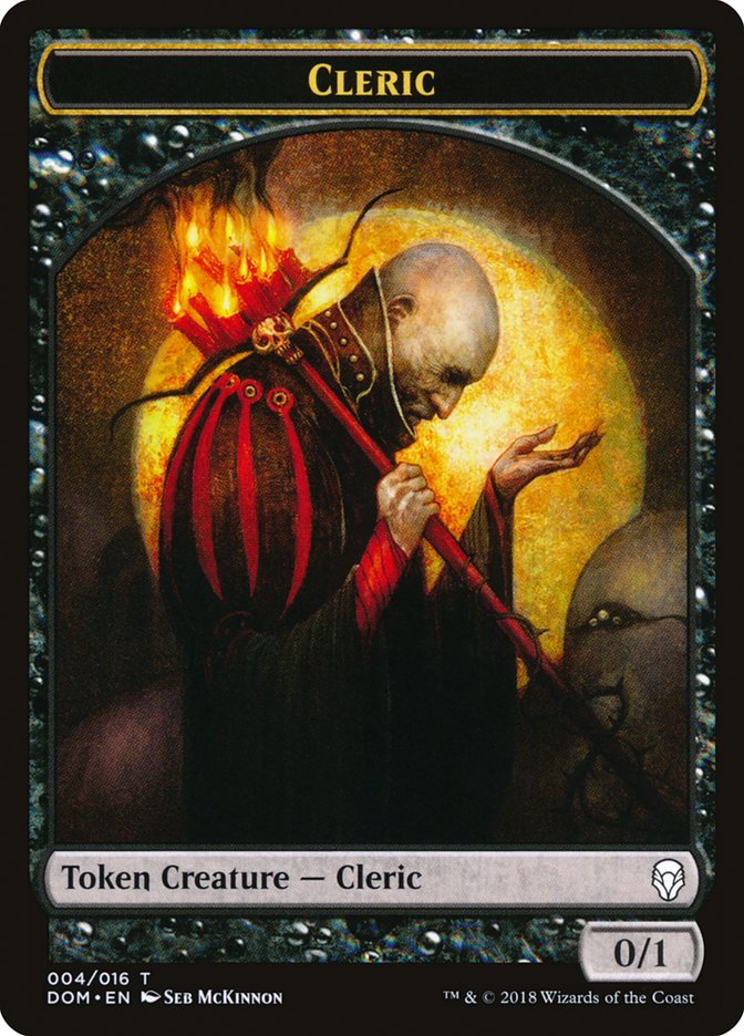 Cleric Token [Dominaria Tokens] | Good Games Morley