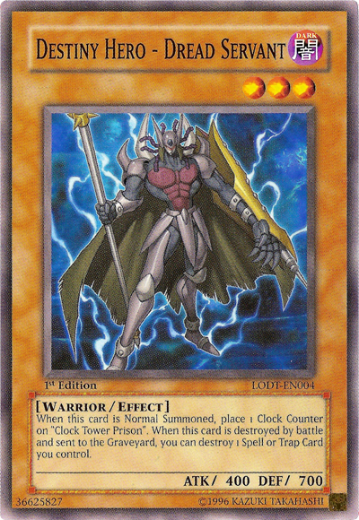Destiny Hero - Dread Servant [LODT-EN004] Common | Good Games Morley
