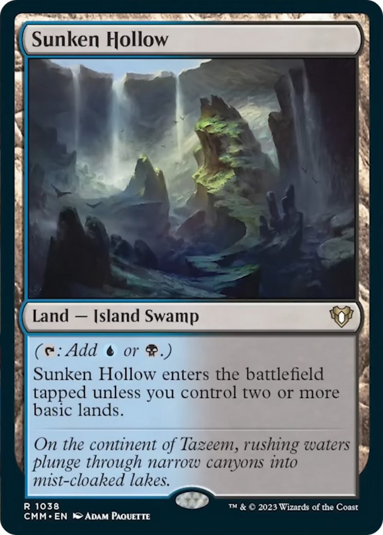 Sunken Hollow [Commander Masters] | Good Games Morley