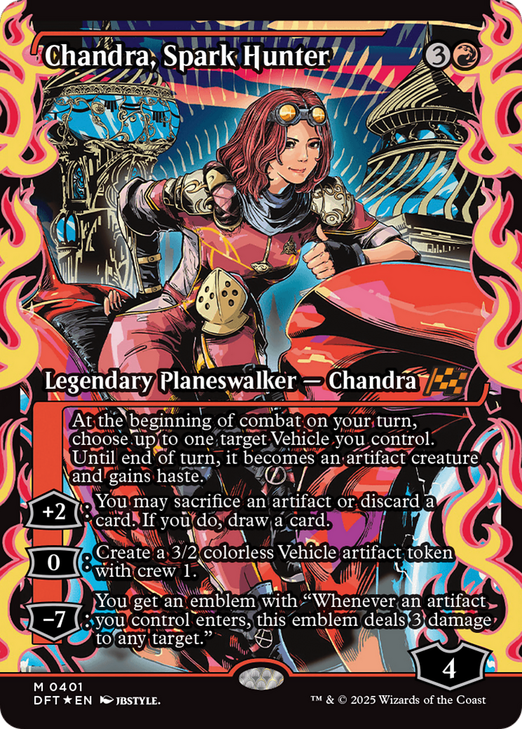 Chandra, Spark Hunter (Showcase) [Aetherdrift] | Good Games Morley