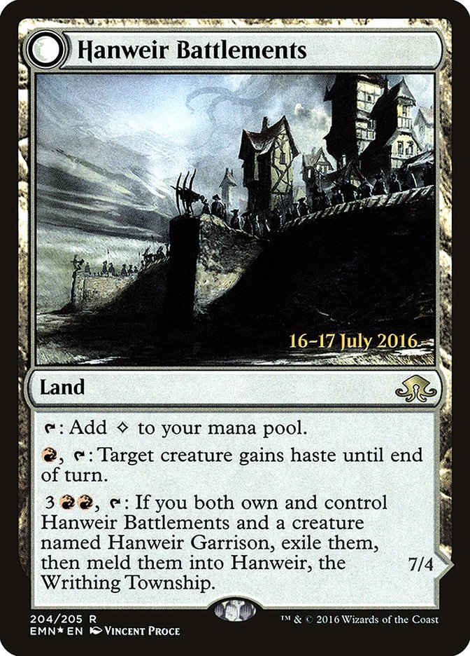 Hanweir Battlements [Eldritch Moon Prerelease Promos] | Good Games Morley