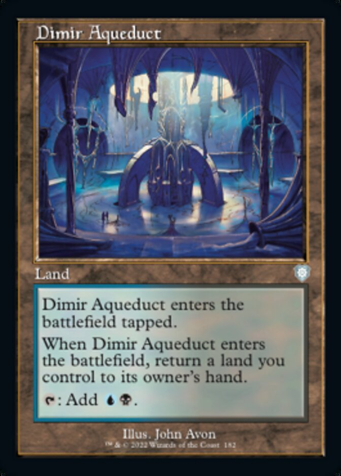 Dimir Aqueduct (Retro) [The Brothers' War Commander] | Good Games Morley