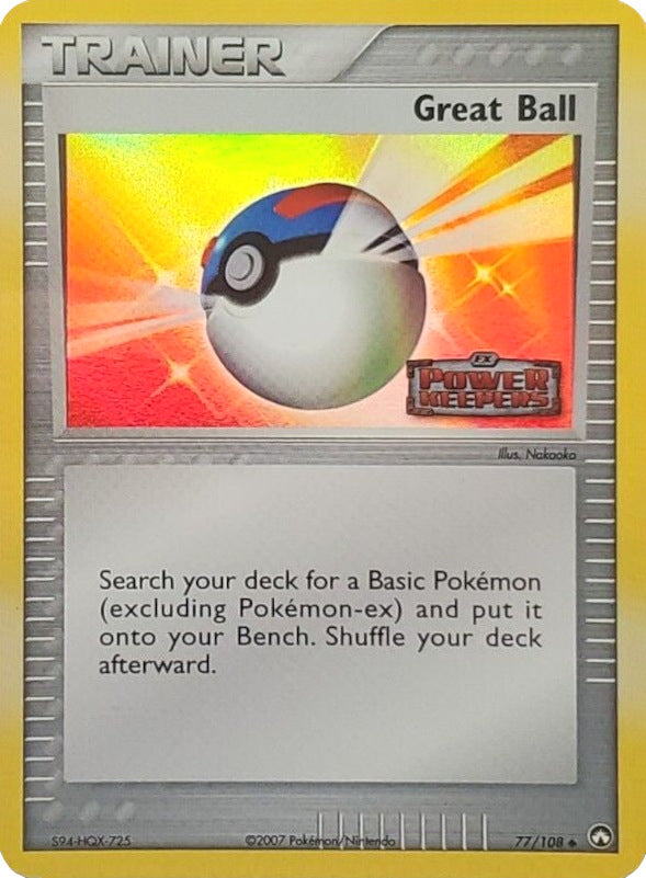 Great Ball (77/108) (Stamped) [EX: Power Keepers] | Good Games Morley