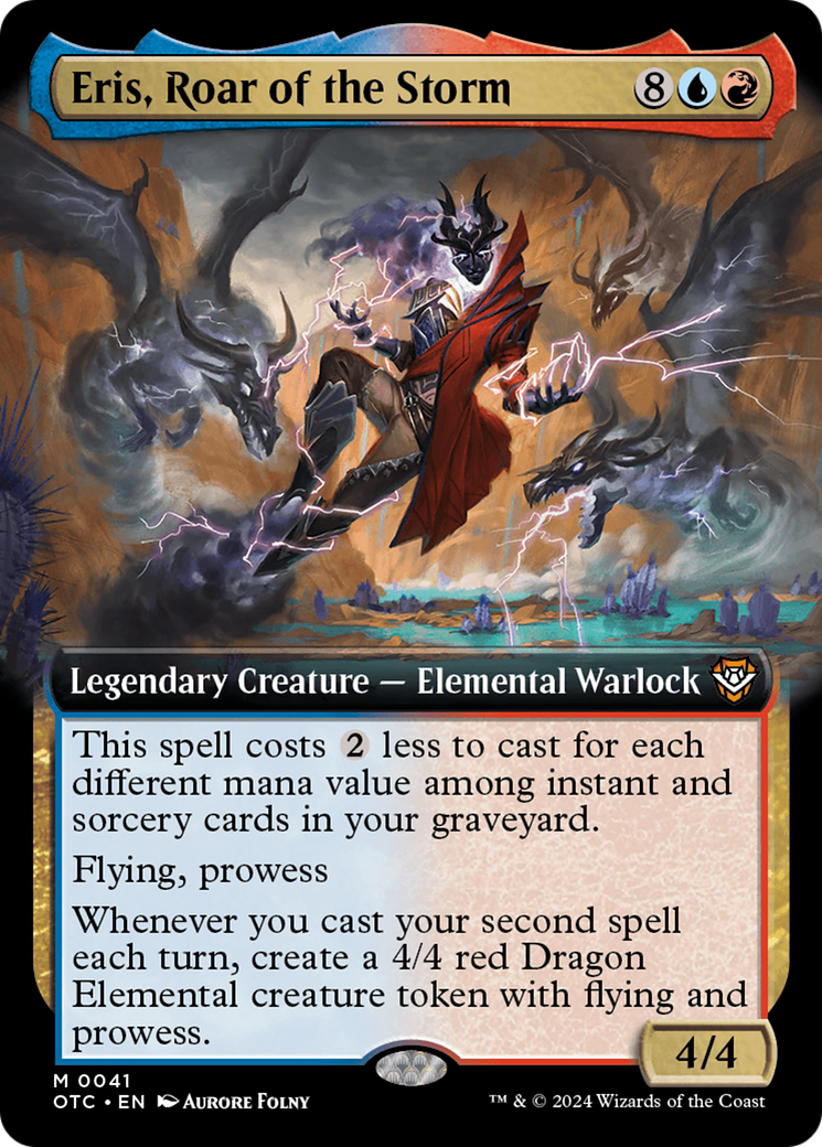 Eris, Roar of the Storm (Extended Art) [Outlaws of Thunder Junction Commander] | Good Games Morley