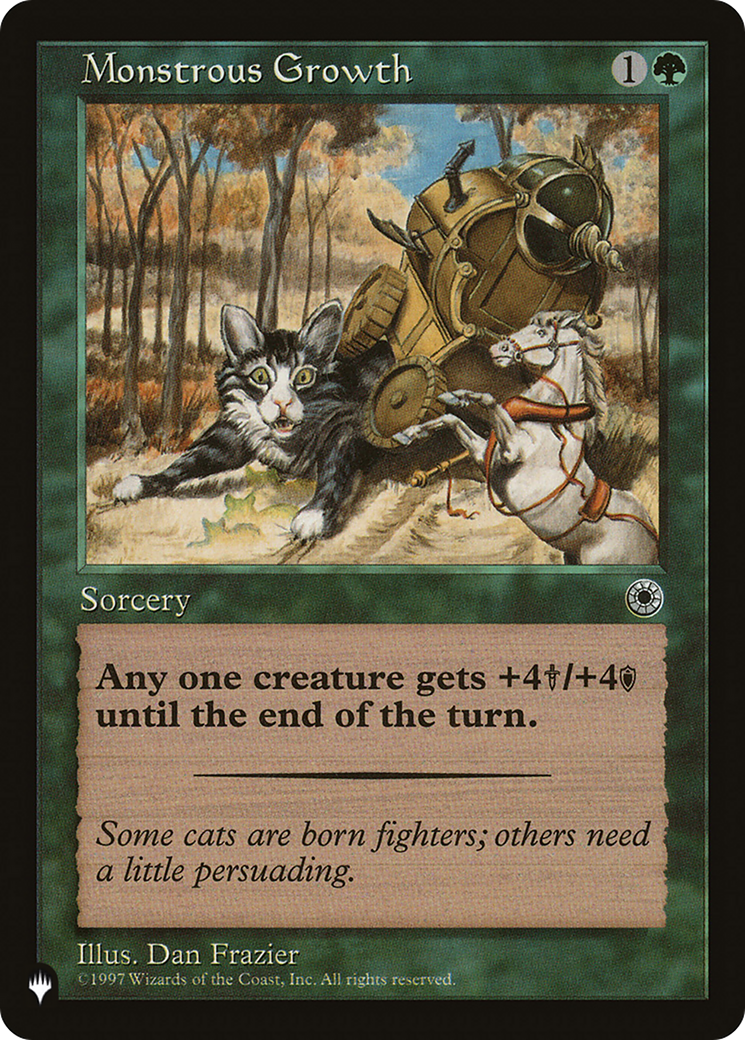 Monstrous Growth (Flavor Text) [The List] | Good Games Morley