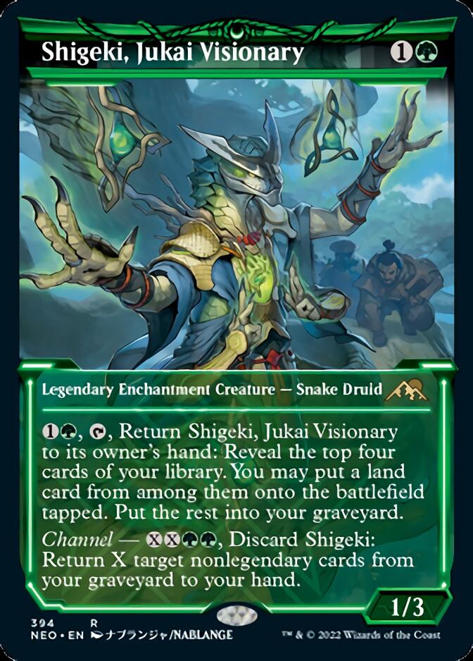 Shigeki, Jukai Visionary (Showcase Soft Glow) [Kamigawa: Neon Dynasty] | Good Games Morley