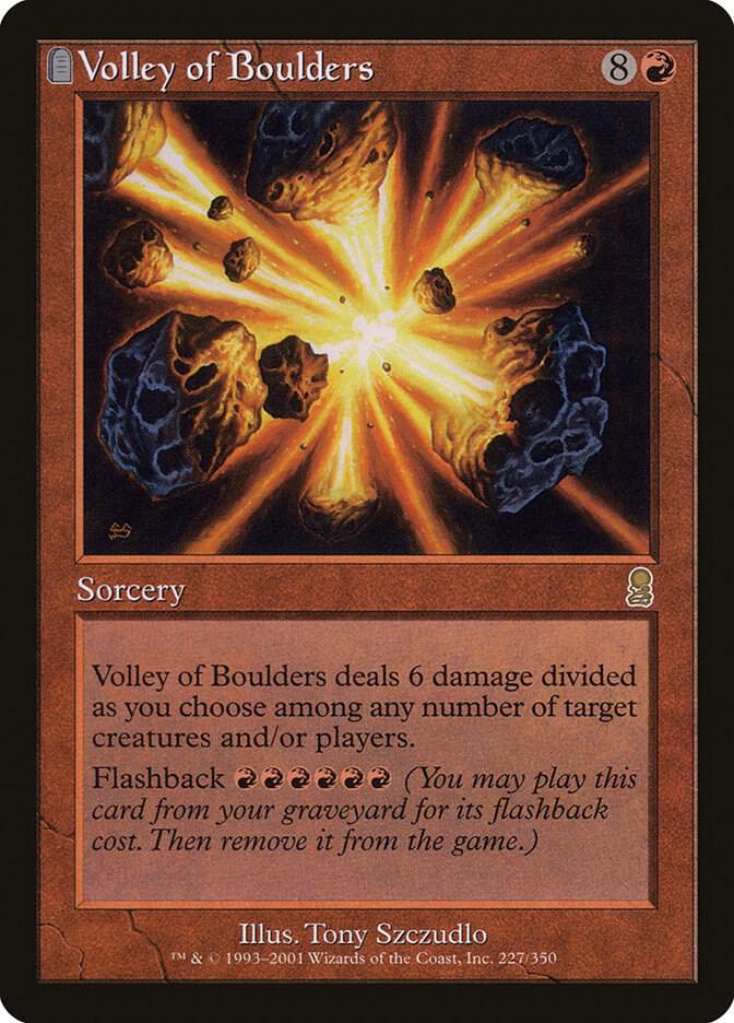 Volley of Boulders 227/350 (Odyssey)  - Foil | Good Games Morley