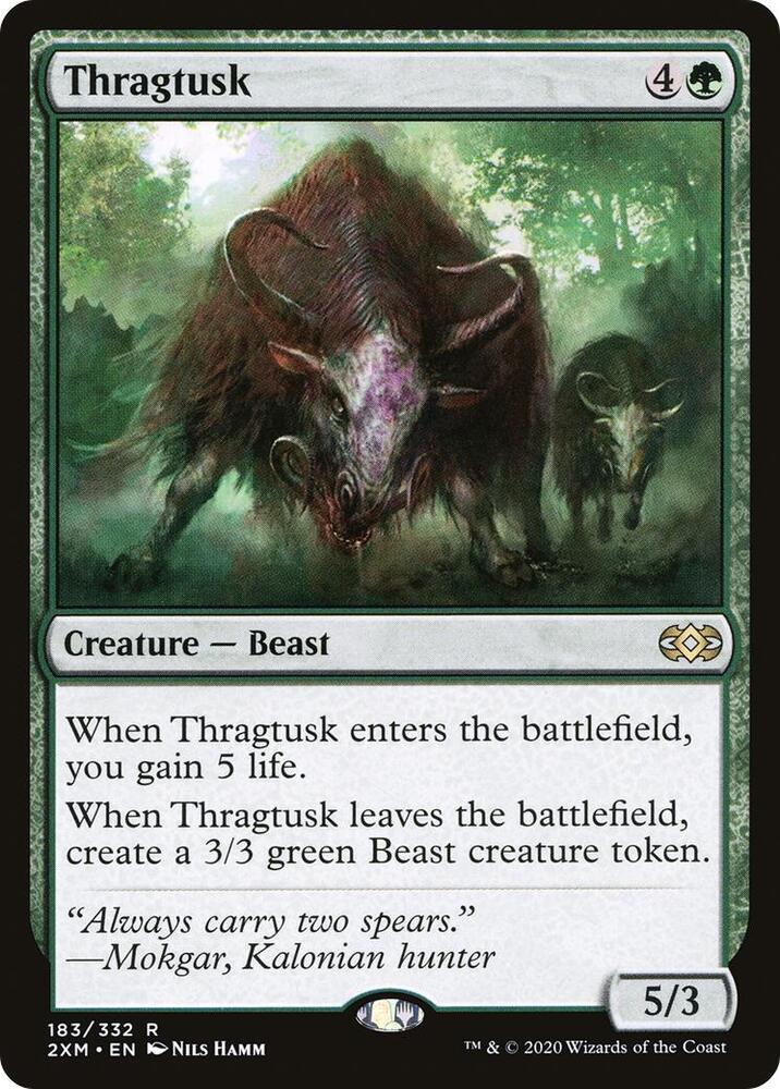 Thragtusk 183/332 (Double Masters)  | Good Games Morley