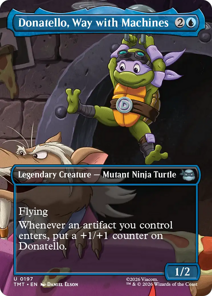 Donatello, Way with Machines (Borderless) [Teenage Mutant Ninja Turtles] | Good Games Morley
