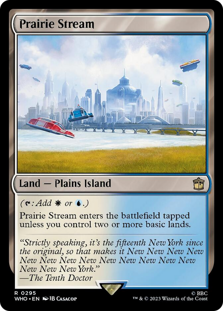 Prairie Stream [Doctor Who] | Good Games Morley