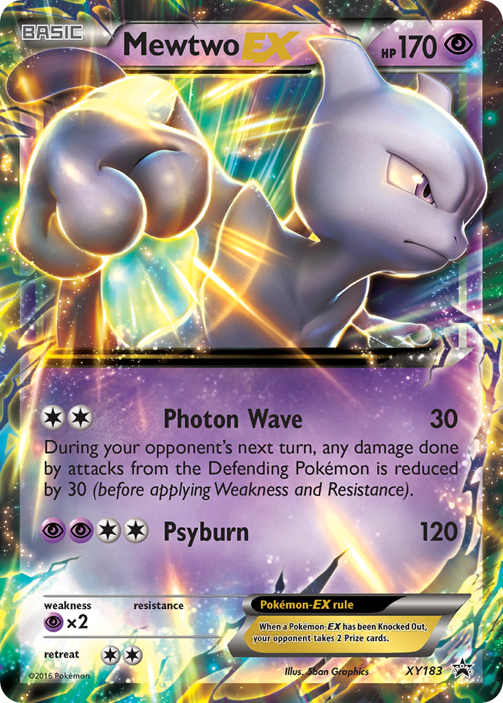 Mewtwo EX (XY183) [XY: Black Star Promos] | Good Games Morley