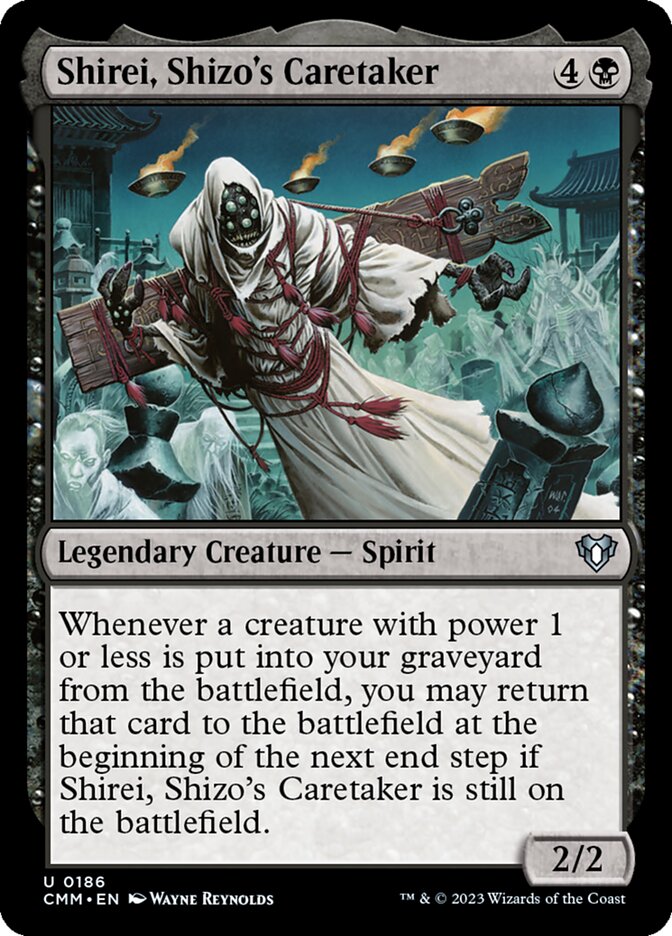 Shirei, Shizo's Caretaker 186 (Commander Masters)  | Good Games Morley