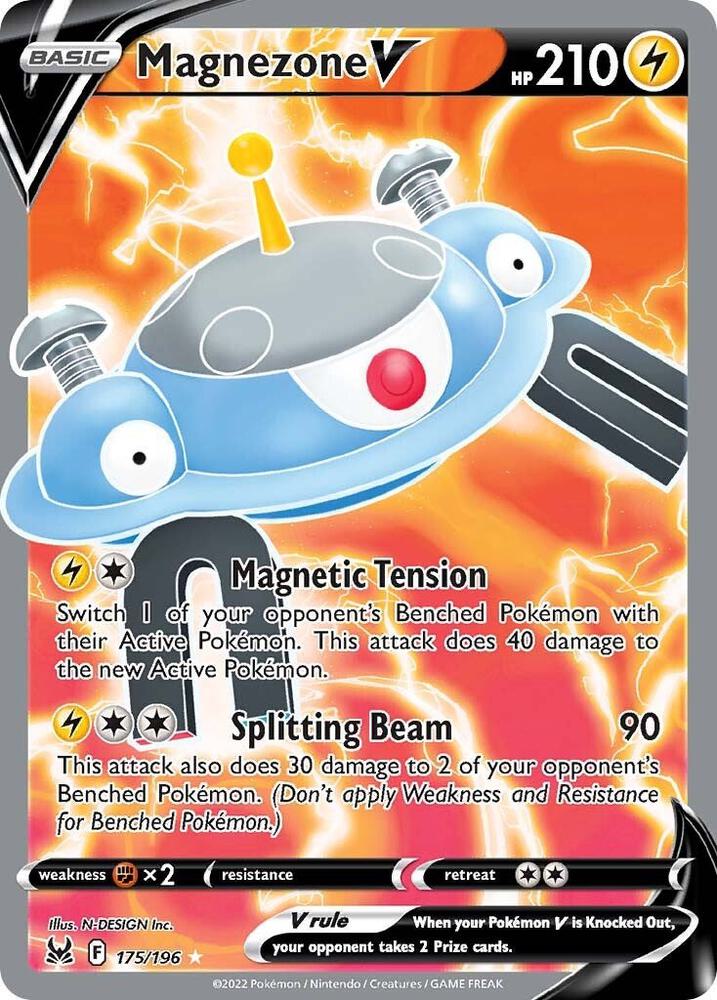 Magnezone V 175/196 (SWSH11: Lost Origin)  - Holofoil | Good Games Morley