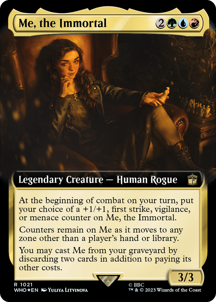 Me, the Immortal (Extended Art) (Surge Foil) [Doctor Who] | Good Games Morley