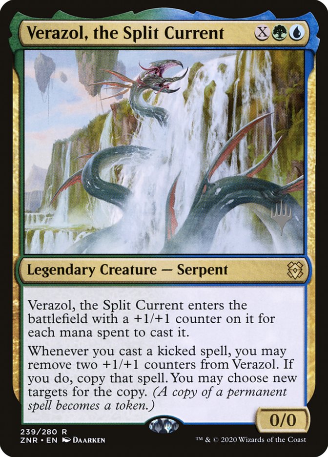 Verazol, the Split Current (Promo Pack) [Zendikar Rising Promos] | Good Games Morley
