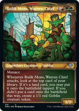 Rulik Mons Warren Chief Showcase 316/281 (Dominaria United)  | Good Games Morley