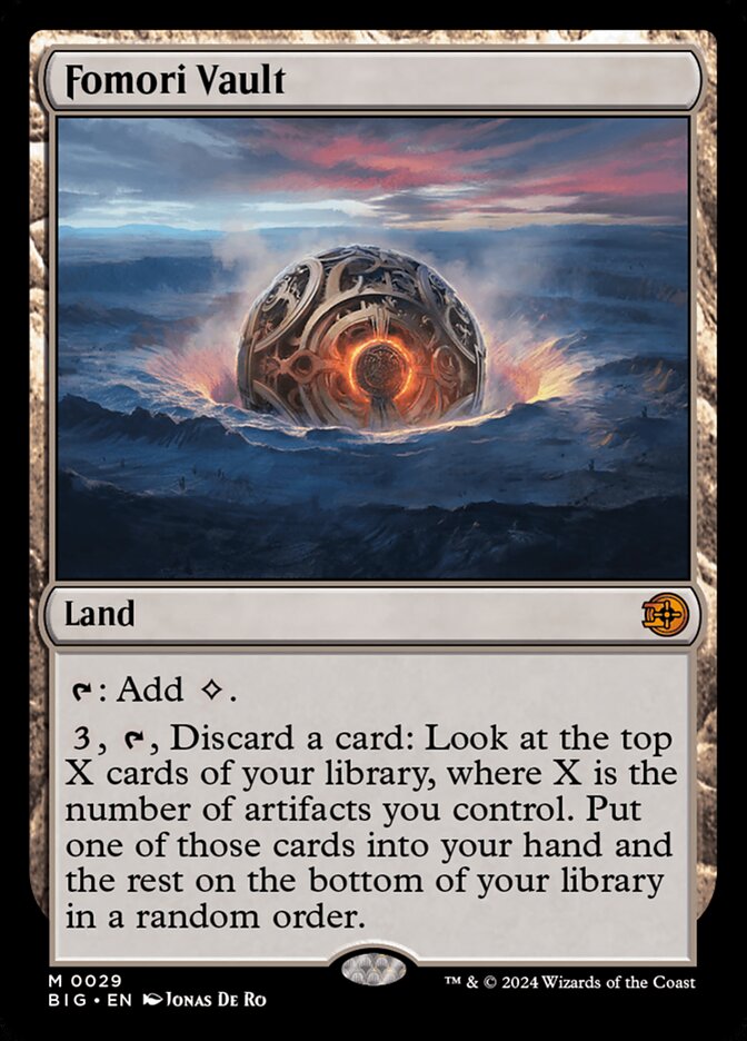 Fomori Vault 29/30 (Outlaws of Thunder Junction: The Big Score)  - Foil | Good Games Morley