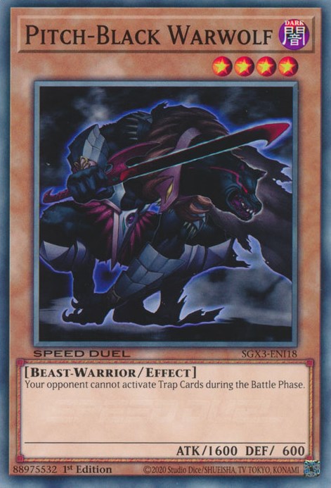 Pitch-Black Warwolf [SGX3-ENI18] Common | Good Games Morley