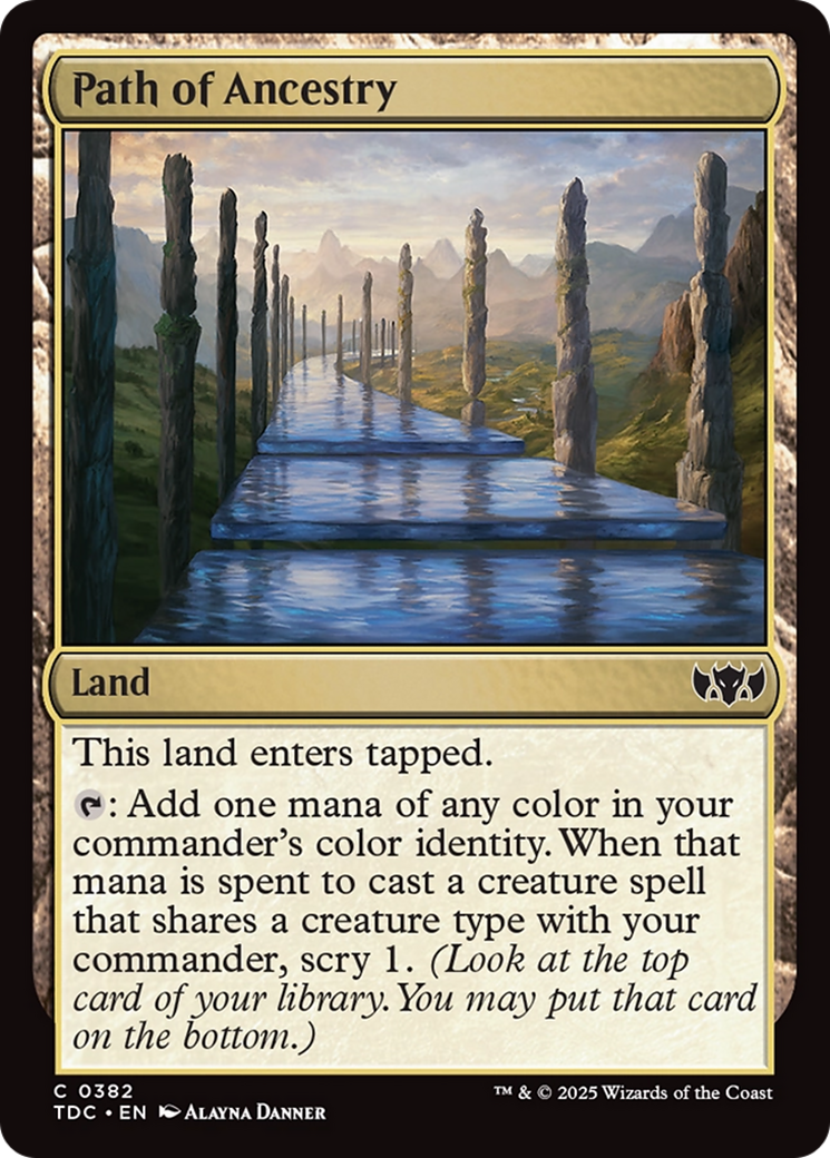 Path of Ancestry [Tarkir: Dragonstorm Commander] | Good Games Morley