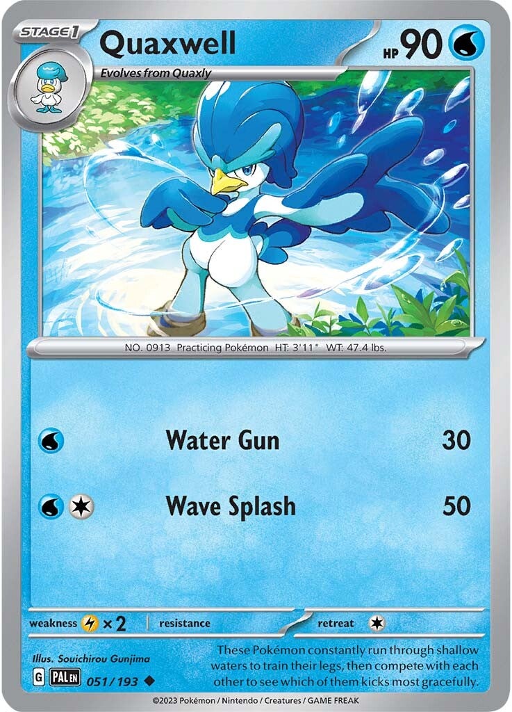 Quaxwell (051/193) [Scarlet & Violet: Paldea Evolved] | Good Games Morley