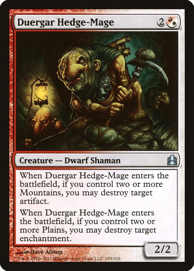 Duergar Hedge Mage 195/318 (Commander)  | Good Games Morley