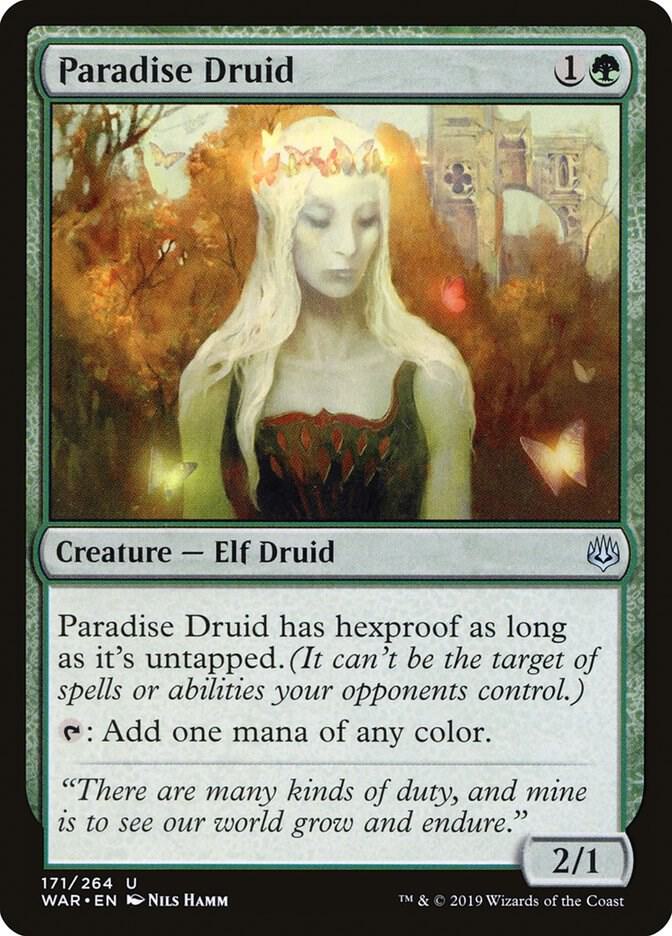 Paradise Druid 171/264 (War of the Spark)  | Good Games Morley