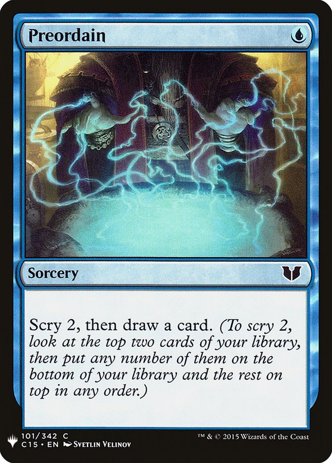 Preordain [Mystery Booster] | Good Games Morley