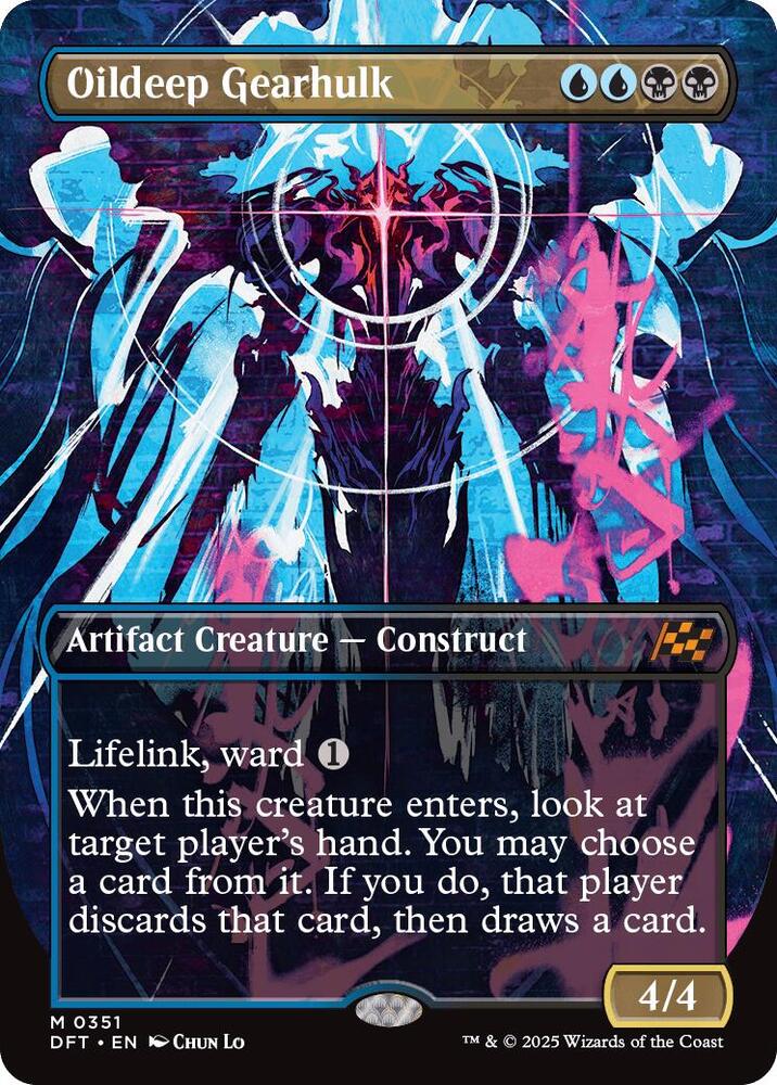 Oildeep Gearhulk 351/291 (Aetherdrift)  - Borderless Foil | Good Games Morley