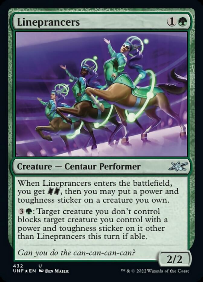 Lineprancers (Galaxy Foil) [Unfinity] | Good Games Morley