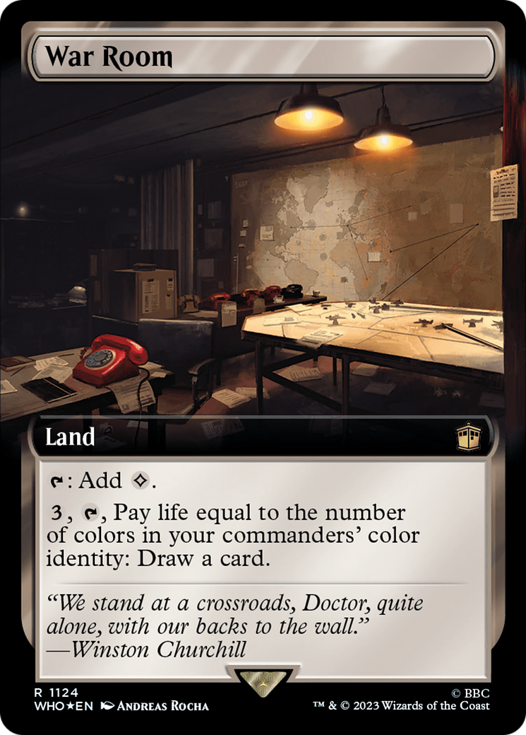 War Room (Extended Art) (Surge Foil) [Doctor Who] | Good Games Morley
