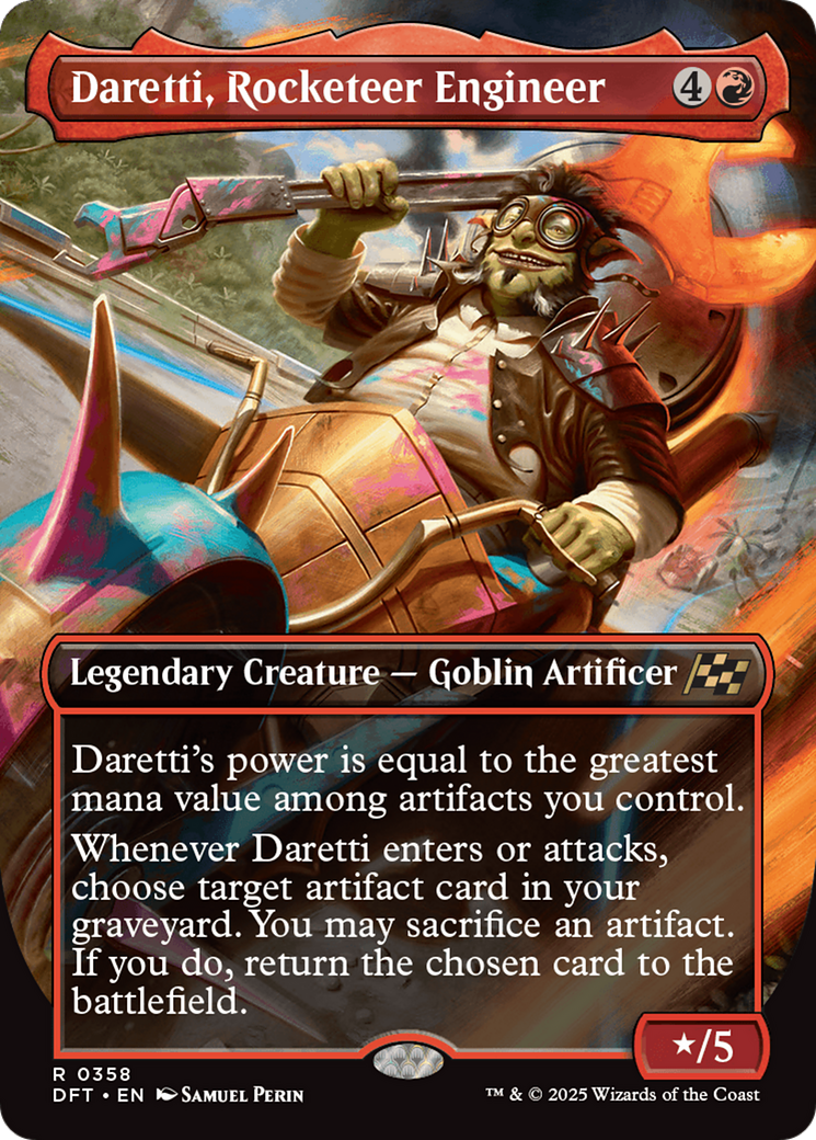 Daretti, Rocketeer Engineer (Borderless) [Aetherdrift] | Good Games Morley