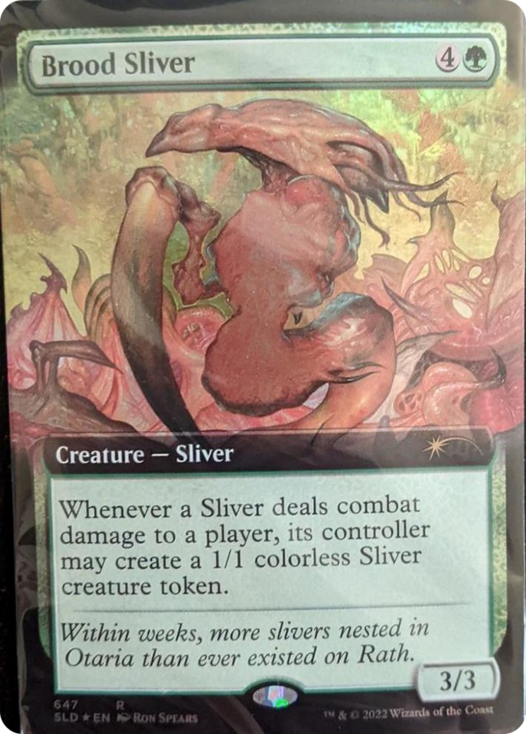 Brood Sliver (Extended Art) [Secret Lair Drop Promos] | Good Games Morley