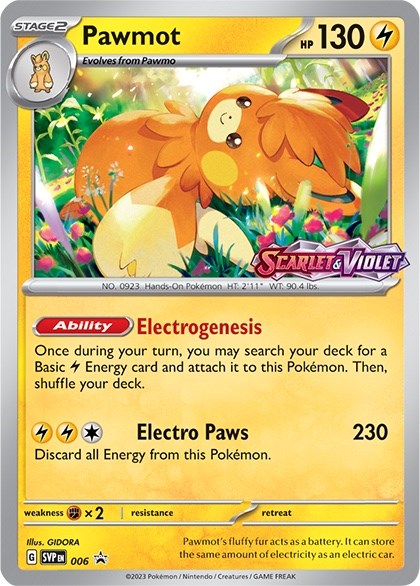 Pawmot (006) [Scarlet & Violet: Black Star Promos] | Good Games Morley