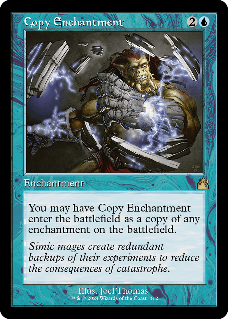 Copy Enchantment (Retro Frame) [Ravnica Remastered] | Good Games Morley