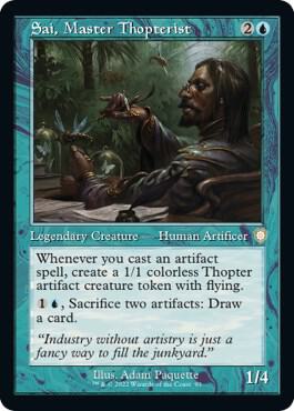Sai Master Thopterist Retro Frame 93/40 (Commander: The Brothers' War)  | Good Games Morley