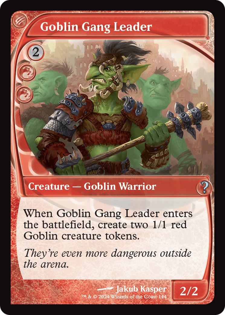 Goblin Gang Leader (Future Sight) [Mystery Booster 2] | Good Games Morley