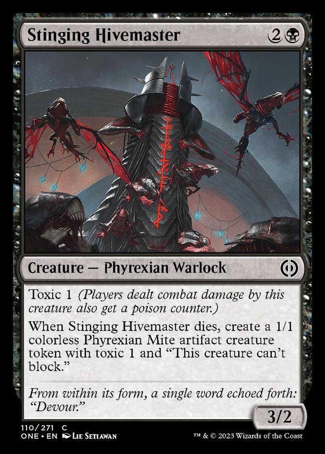 Stinging Hivemaster [Phyrexia: All Will Be One] | Good Games Morley