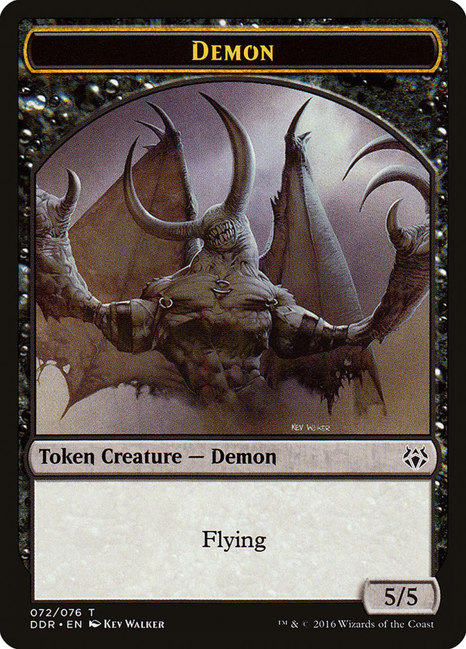 Demon Token [Duel Decks: Nissa vs. Ob Nixilis] | Good Games Morley