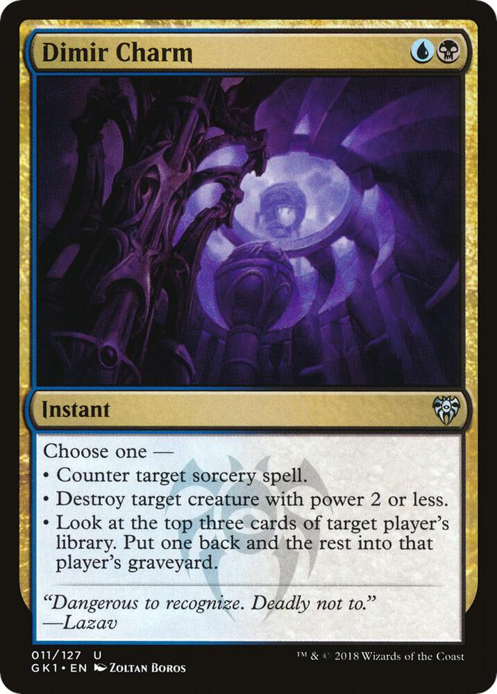 Dimir Charm 11/127 (Guilds of Ravnica: Guild Kits)  | Good Games Morley