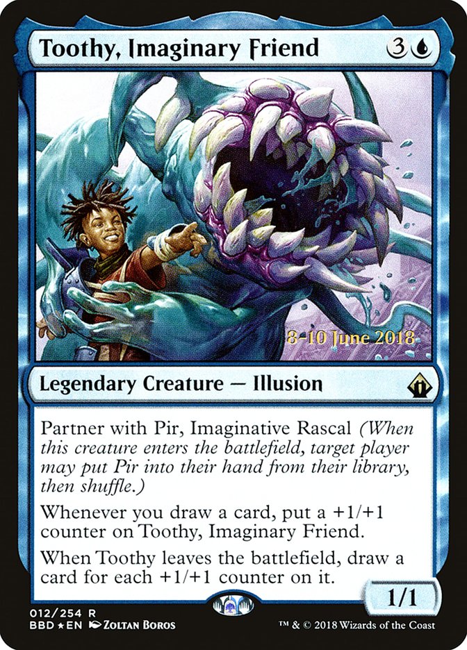 Toothy, Imaginary Friend [Battlebond Prerelease Promos] | Good Games Morley