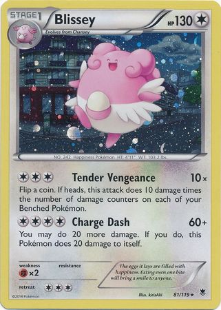 Blissey (81/119) (Cosmos Holo) [XY: Phantom Forces] | Good Games Morley